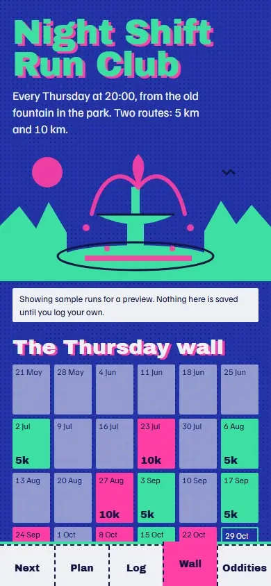 Recorded play of the design made with Qloo: the wall of every Thursday, and a run back as a flashback, a pace plan read like a radio rundown and filing an oddity.