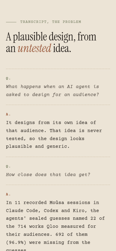 With Qloo: mobile · transcript