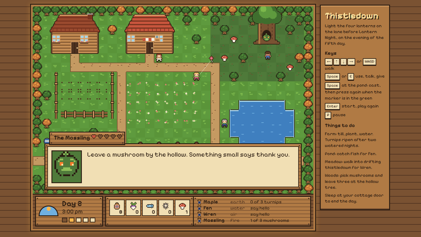 Without Qloo: frame · woods