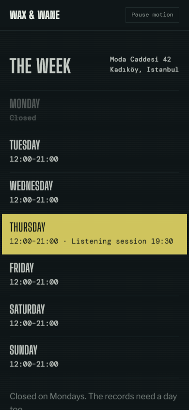 With Qloo: mobile · week-ledger