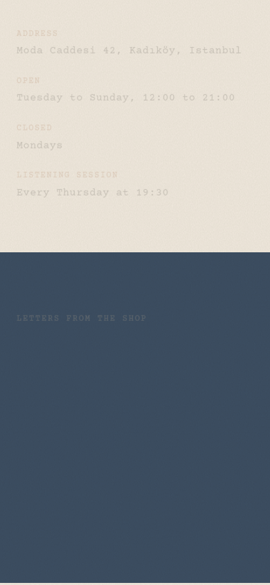 Without Qloo: mobile · newsletter