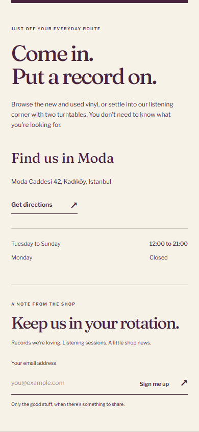 mobile · newsletter, round 1